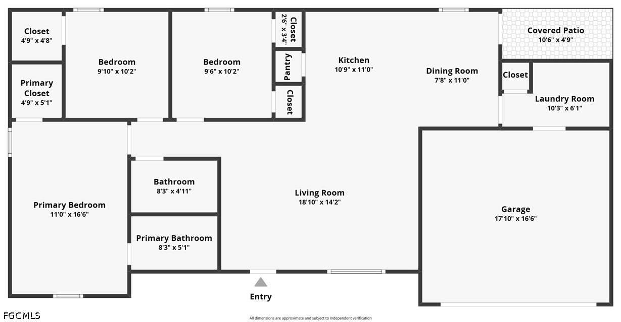 3 bed home in Lehigh Acres