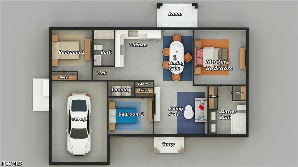 3 Bed SingleFamilyResidence for Sale in Lehigh Acres, photo 2