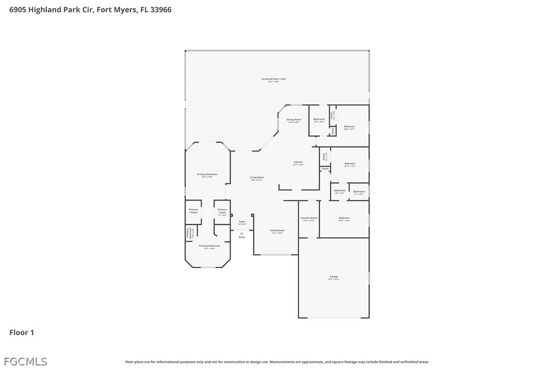 4 Bed Pool Home for Sale in Fort Myers, photo 46