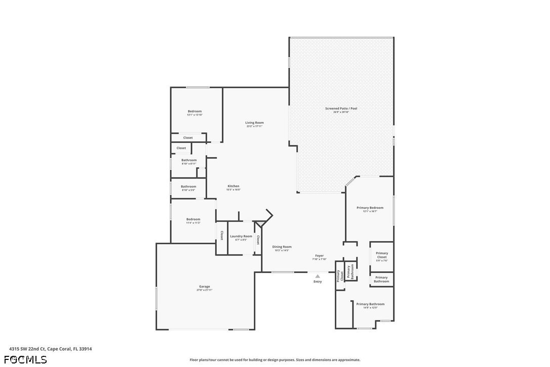 3 Bed Pool Home for Sale in Cape Coral, photo 47