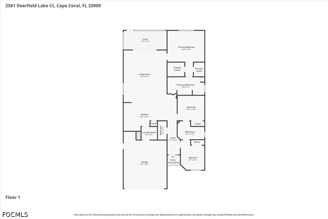 3 Bed Waterfront Home for Sale in Coral Lakes, photo 2