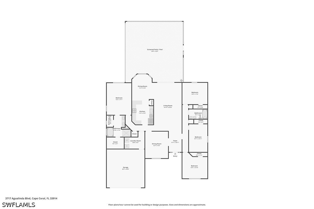 4 Bed Pool Home for Sale in Cape Coral, photo 2