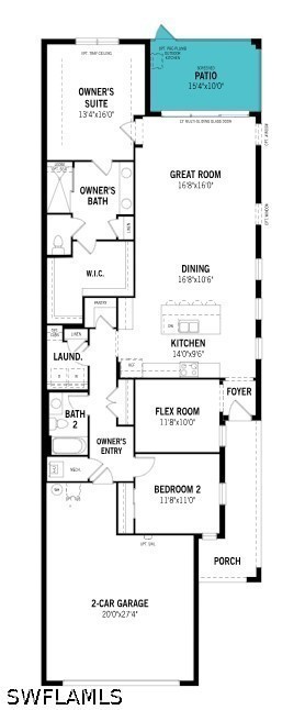 2 Bed Waterfront Home for Sale in Bonavie Cove, FL, $447,903 — photo 2
