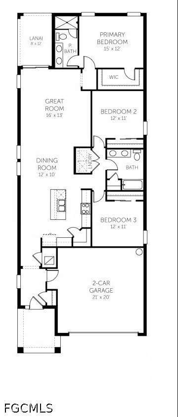 3 Bed SingleFamilyResidence for Sale in Creekside Run, photo 2