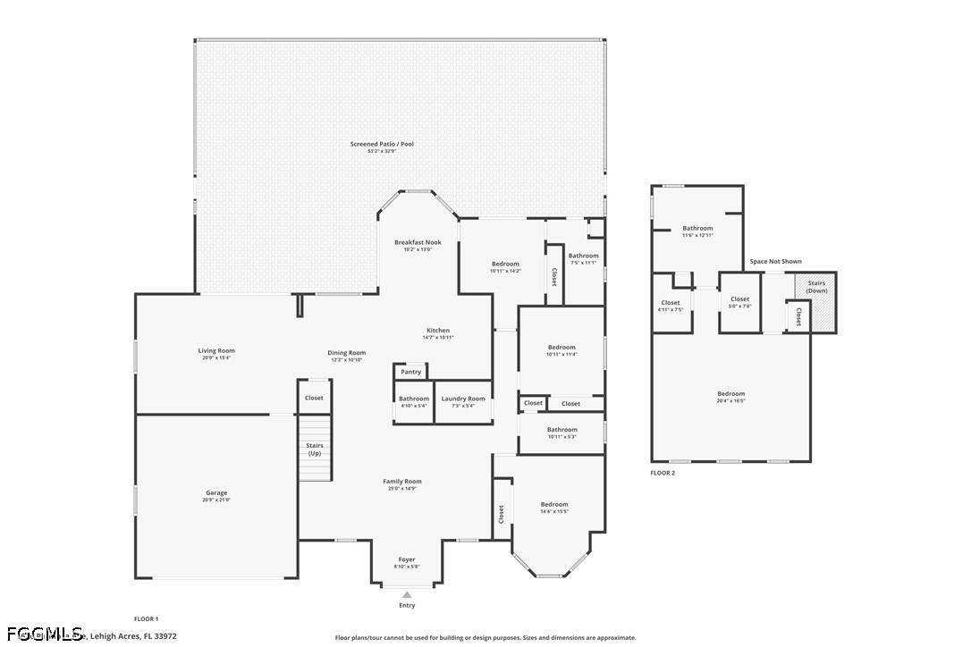 4 Bed Pool Home for Sale in Lehigh Acres, photo 2