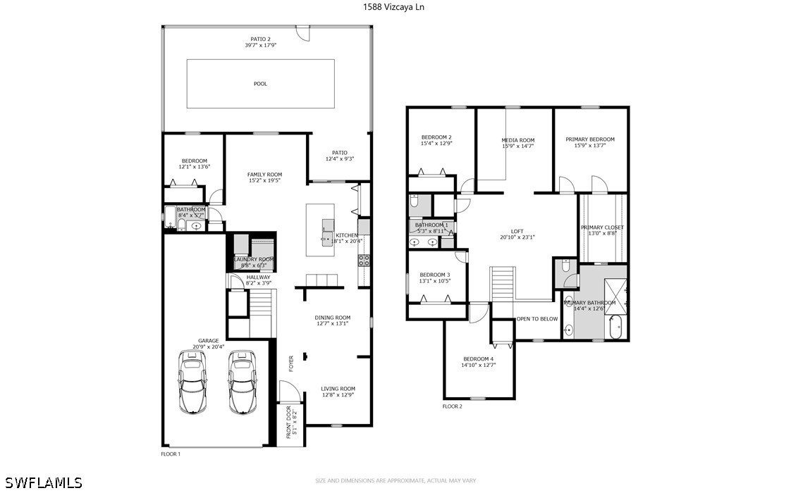 5 Bed Pool Home for Sale in Artesia, photo 2