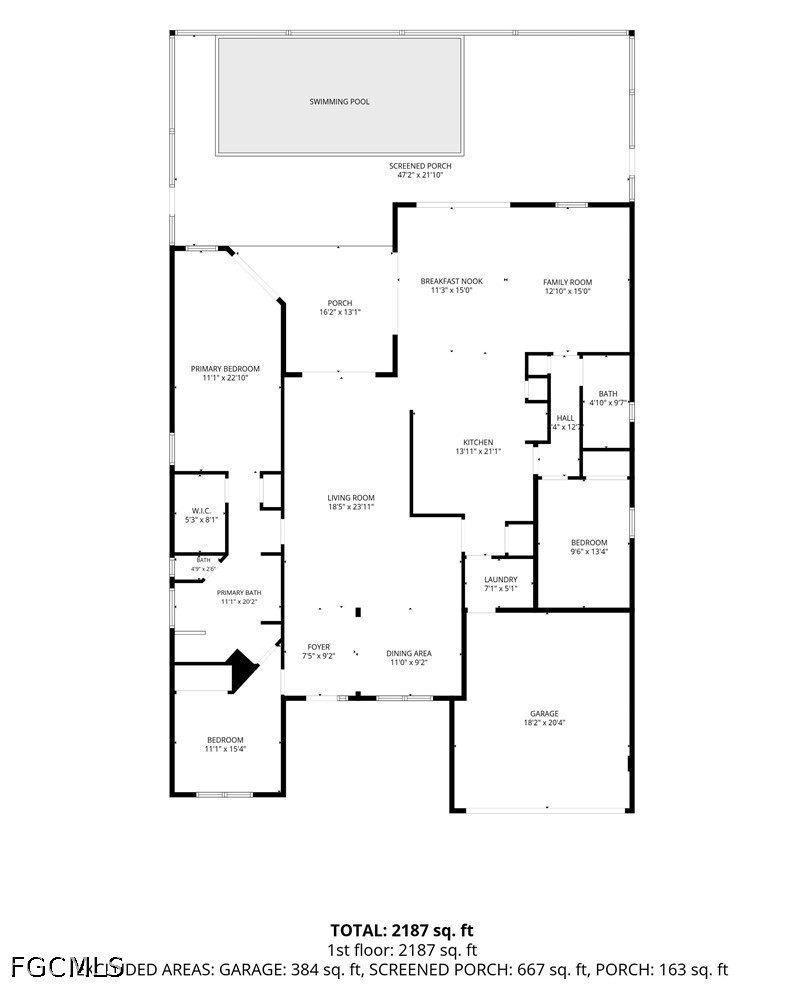3 Bed Pool Home for Sale in Stoneybrook, photo 2