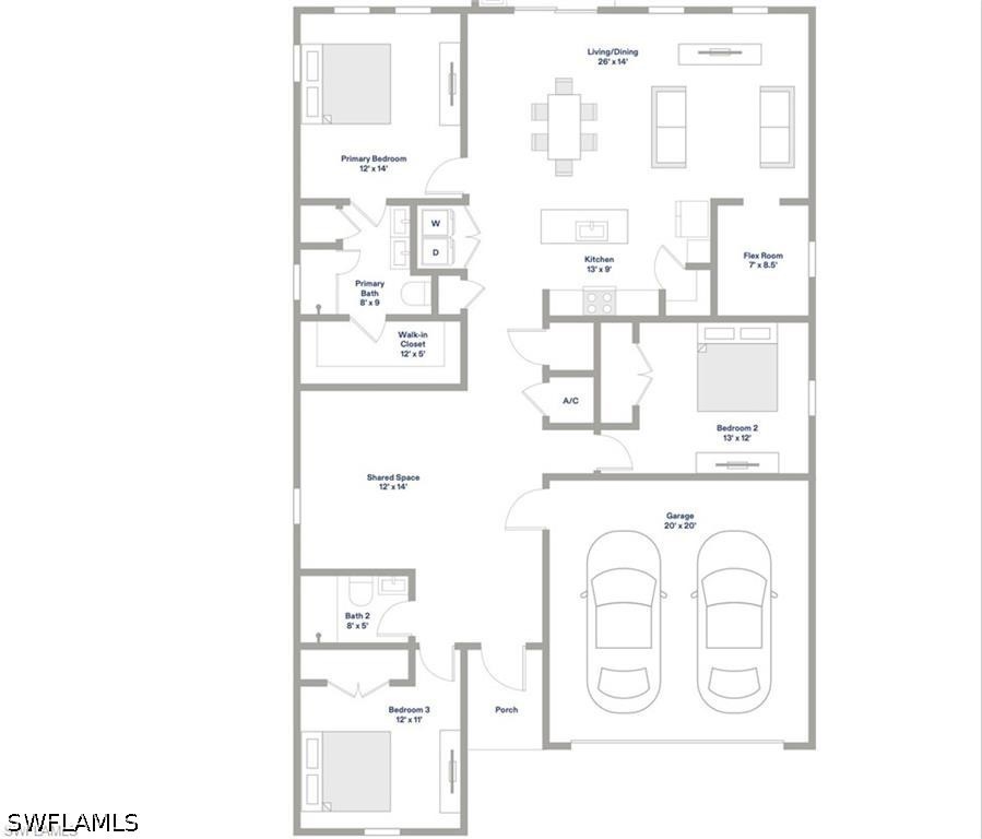 3 Bed SingleFamilyResidence for Sale in Lehigh Acres, photo 3