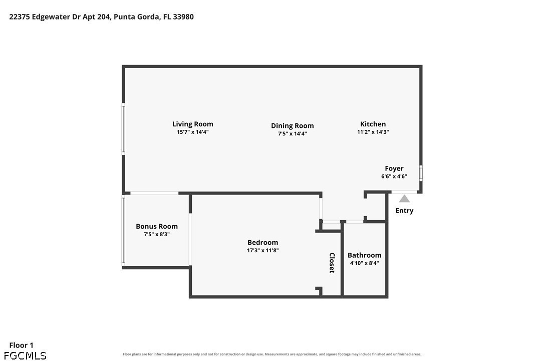 1 Bed Condominium for Sale in Edgewater Village, FL, $84,900 — photo 23