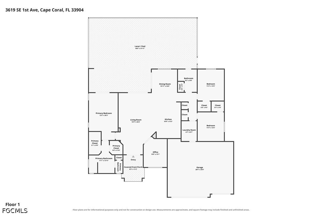 3 Bed Pool Home for Sale in Cape Coral, FL, $825,000 — photo 28