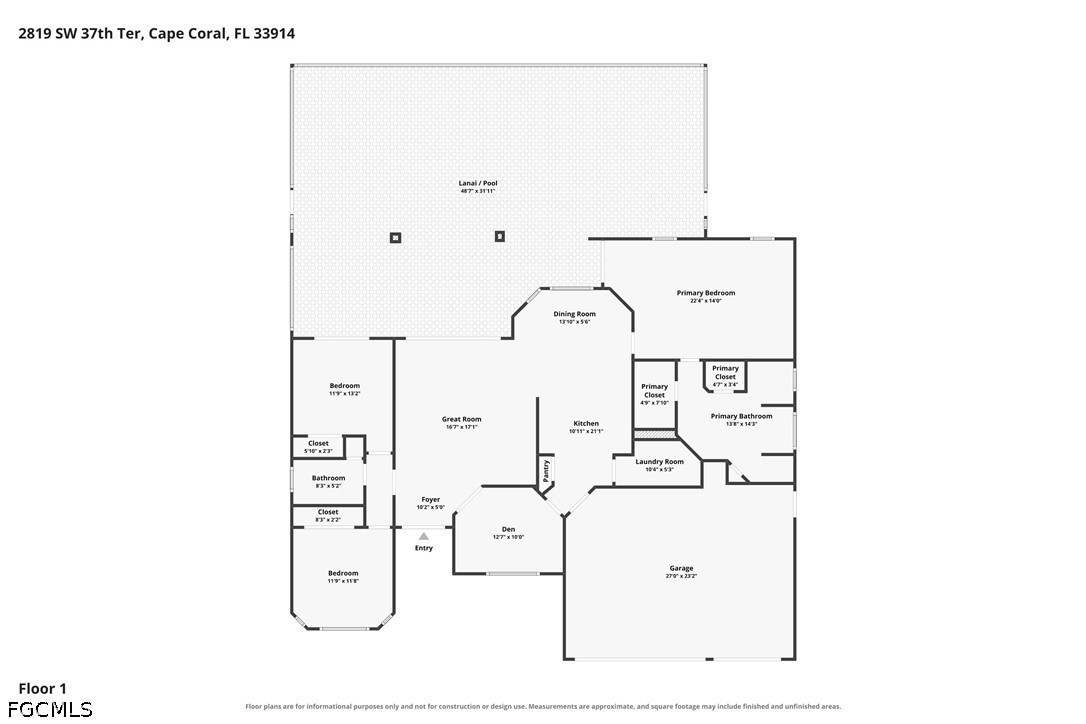 3 Bed Pool Home for Sale in Cape Coral, FL, $689,000 — photo 30