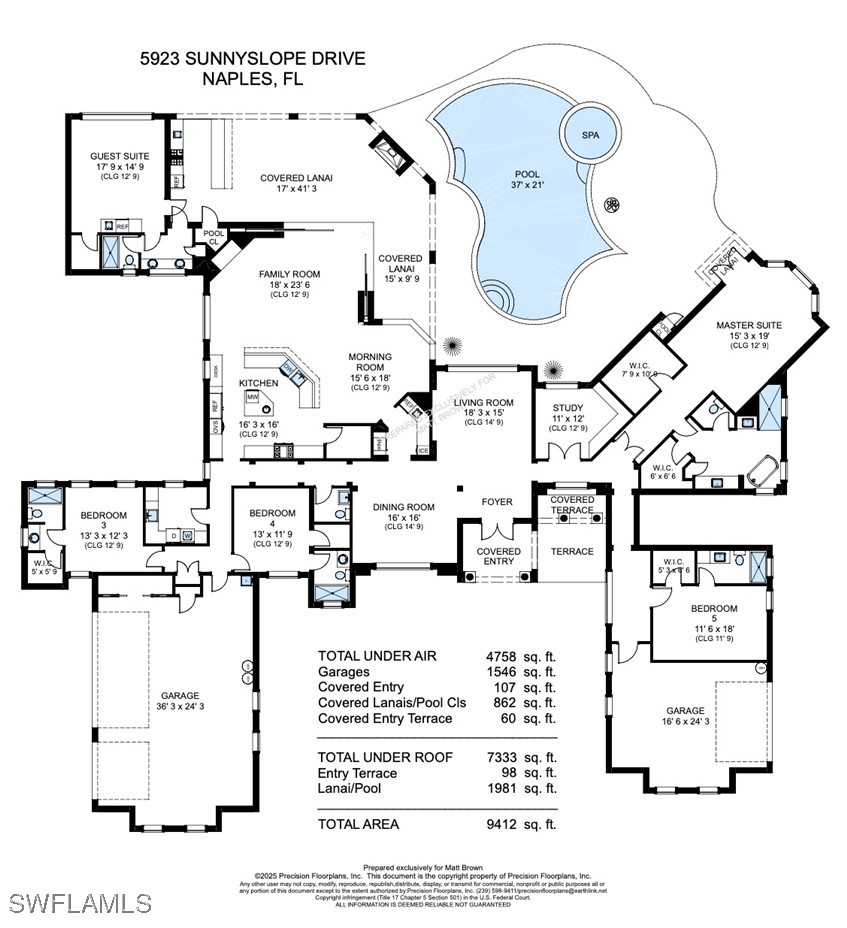 5 Bed Pool Home for Sale in Quail West, FL, $3,999,000 — photo 33