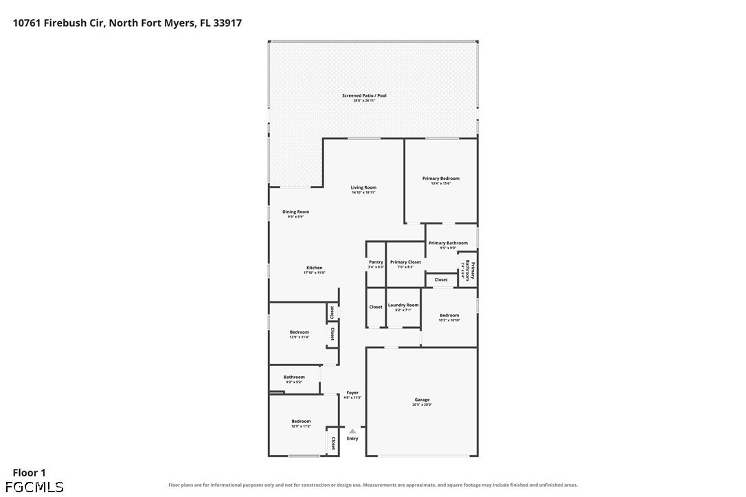 4 Bed Pool Home for Sale in North Fort Myers, FL, $379,900 — photo 41