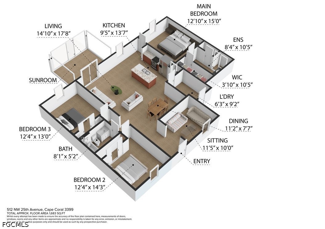 3 Bed SingleFamilyResidence for Sale in Cape Coral, photo 42