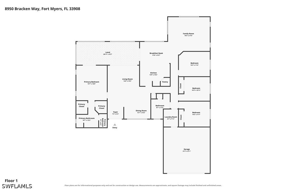 3 Bed SingleFamilyResidence for Sale in Fernwalk, FL — photo 44