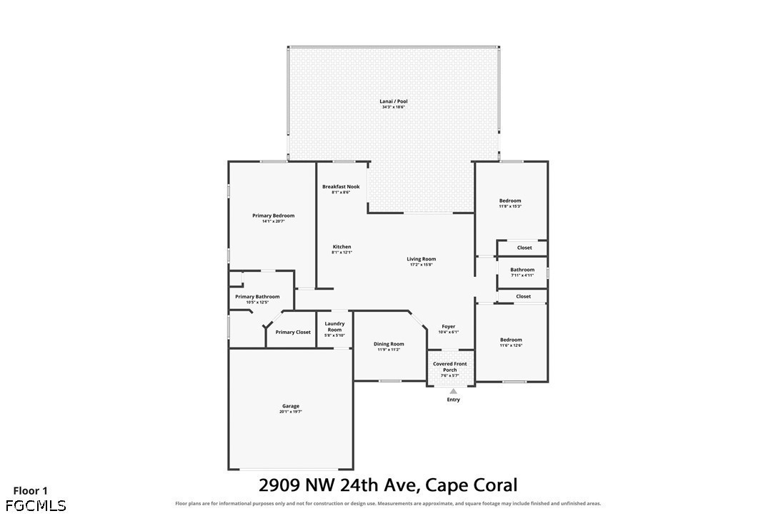 3 Bed Pool Home for Sale in Cape Coral, photo 45