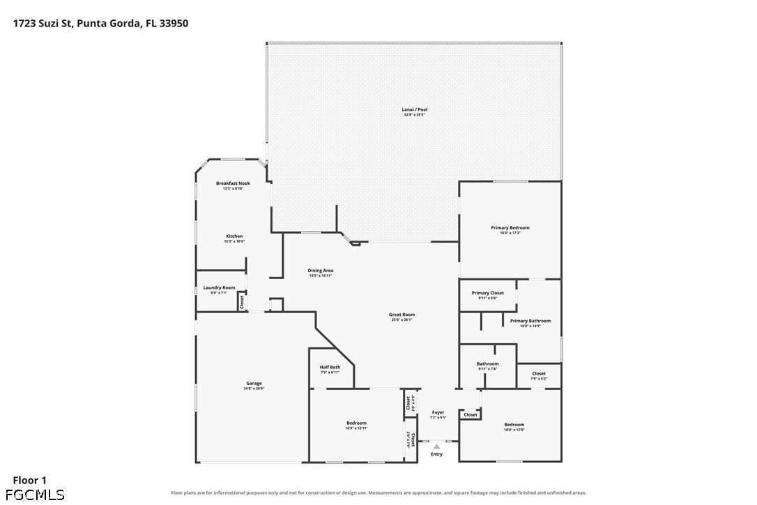 3 Bed Pool Home for Sale in Punta Gorda Isles, photo 48