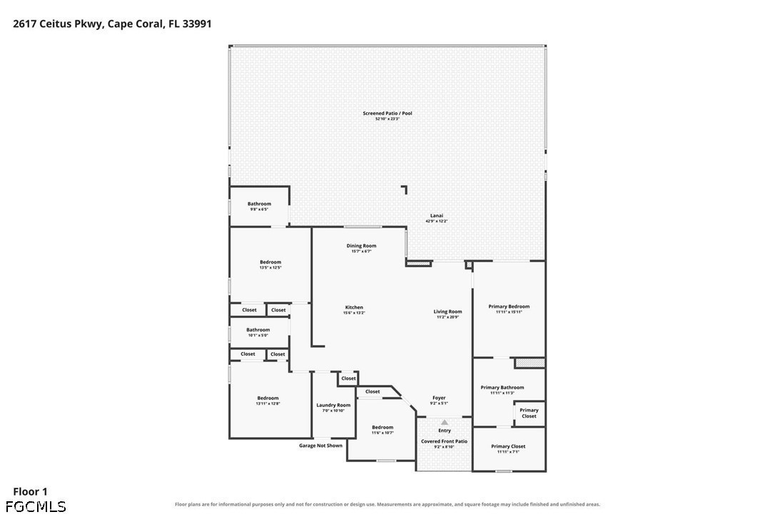 4 Bed Pool Home for Sale in Cape Coral, photo 48