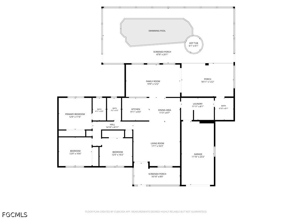 3 Bed Pool Home for Sale in Cape Coral, photo 49