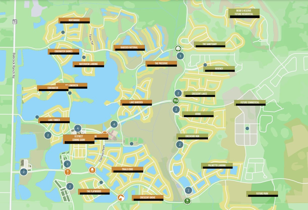 Babcock Ranch Interactive Map